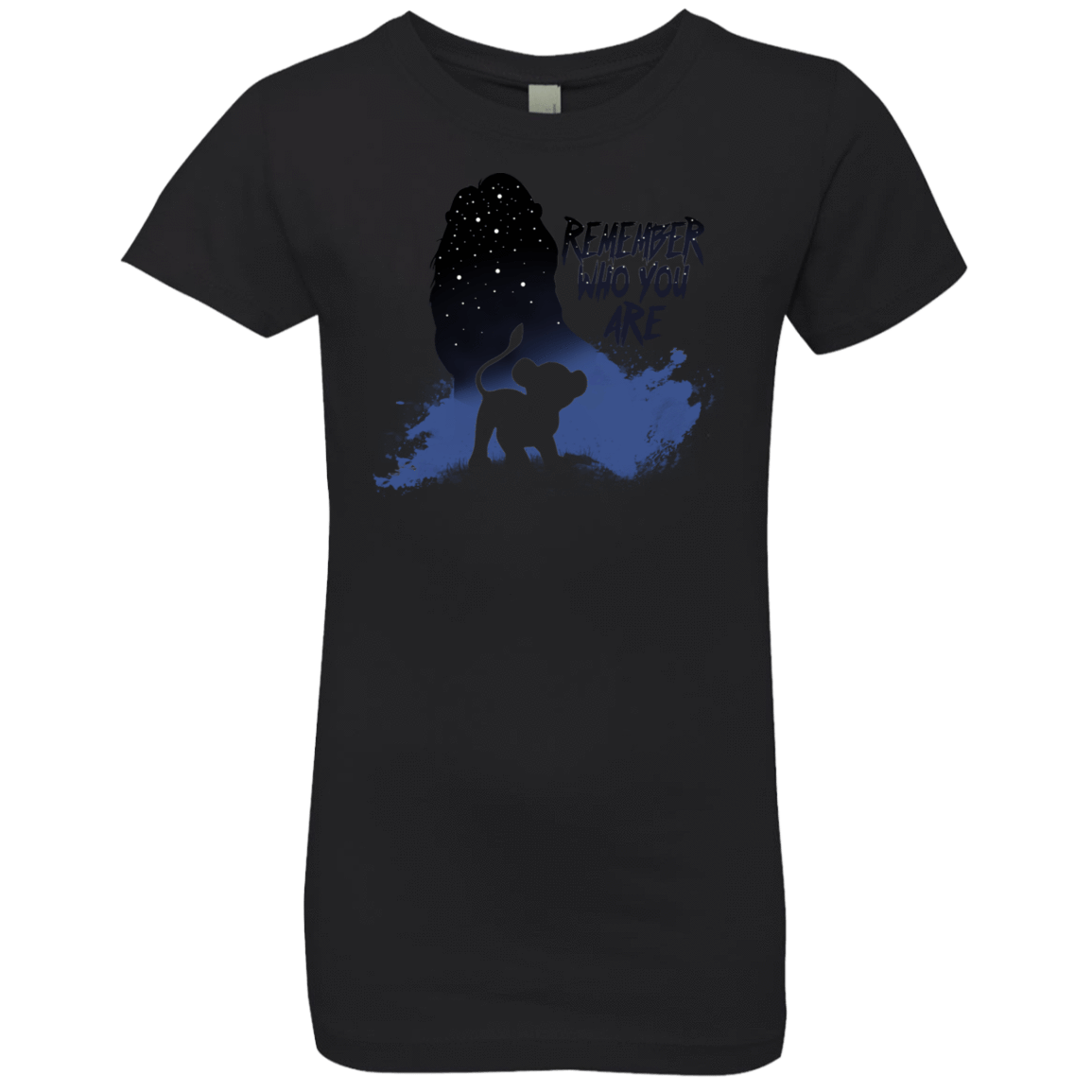 T-Shirts Black / YXS Simba Girls Premium T-Shirt