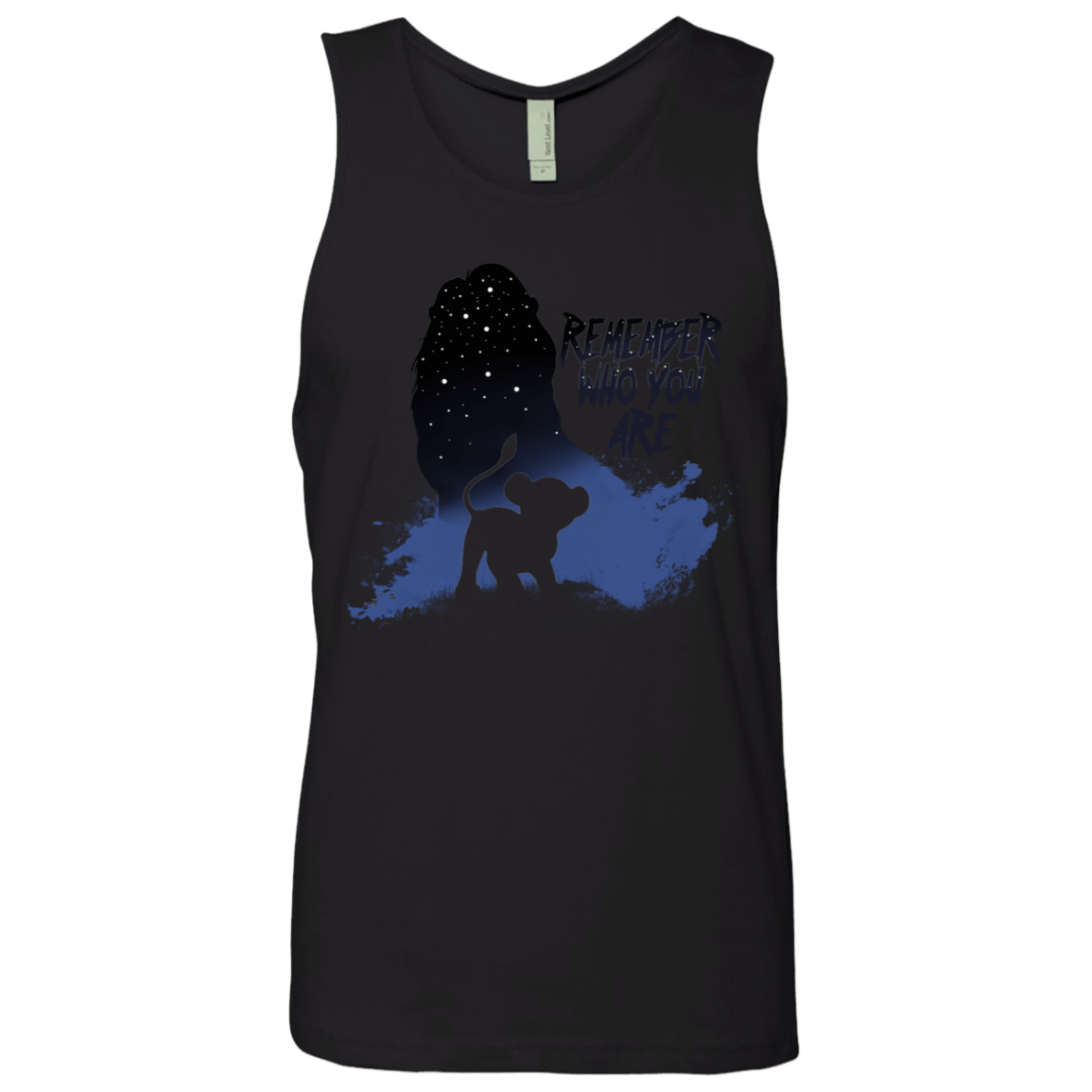 T-Shirts Black / S Simba Men's Premium Tank Top