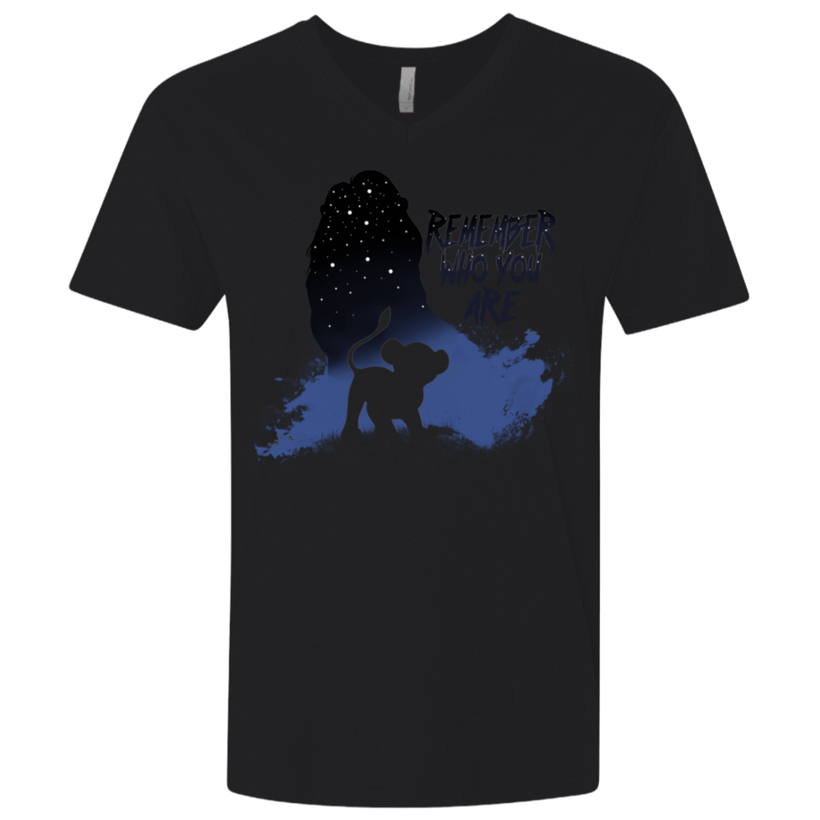T-Shirts Black / X-Small Simba Men's Premium V-Neck
