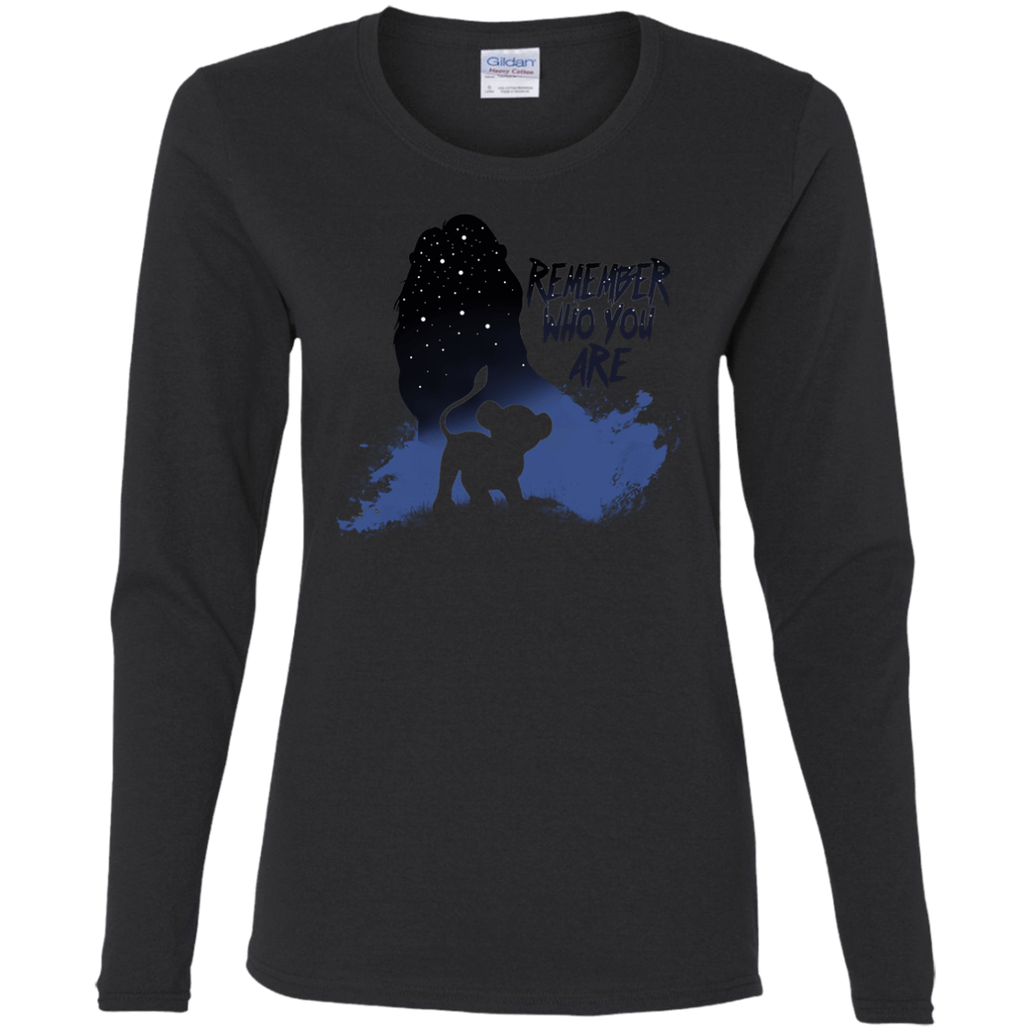 T-Shirts Black / S Simba Women's Long Sleeve T-Shirt