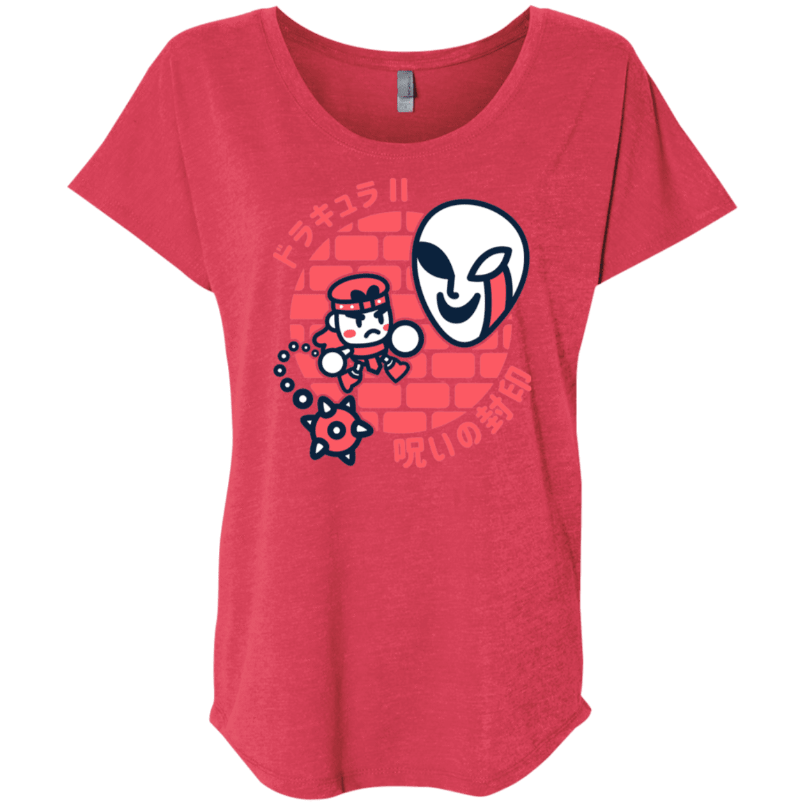 T-Shirts Vintage Red / X-Small Simons Little Quest Triblend Dolman Sleeve