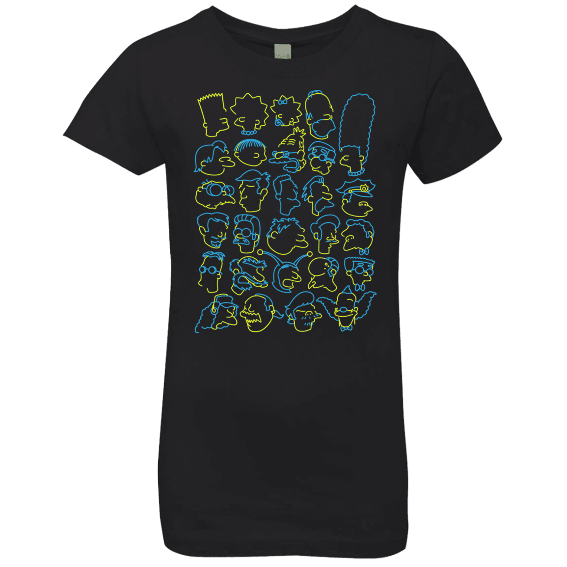 T-Shirts Black / YXS SIMPSONS Girls Premium T-Shirt