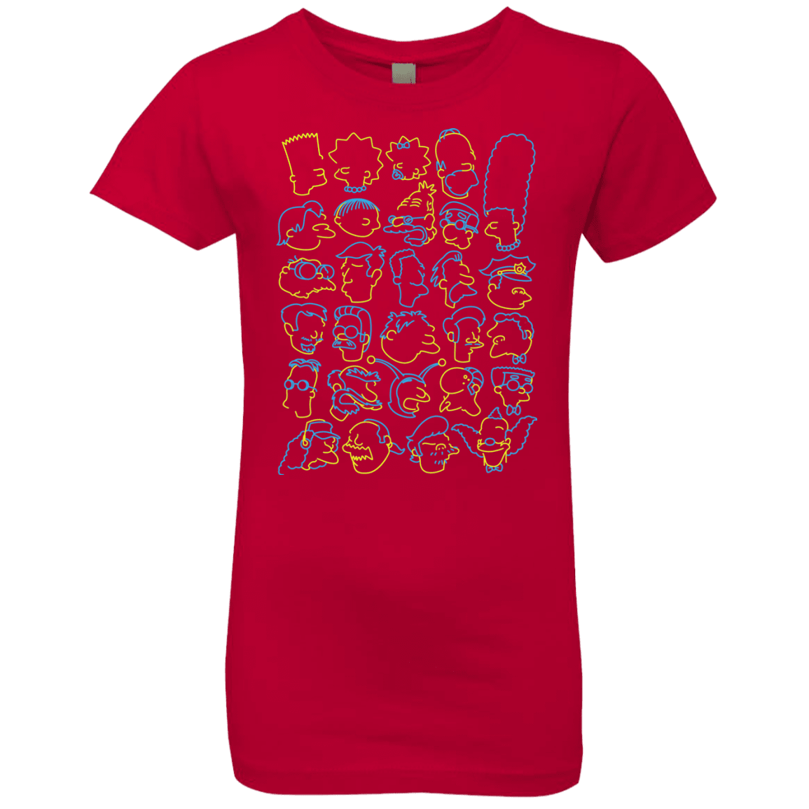T-Shirts Red / YXS SIMPSONS Girls Premium T-Shirt