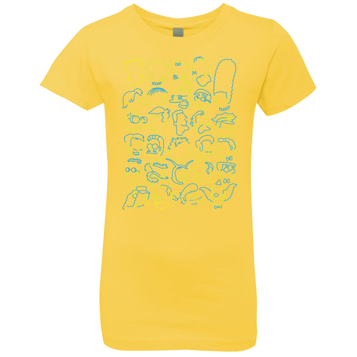 T-Shirts Vibrant Yellow / YXS SIMPSONS Girls Premium T-Shirt