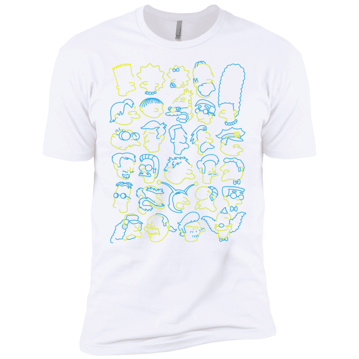 T-Shirts White / X-Small SIMPSONS Men's Premium T-Shirt