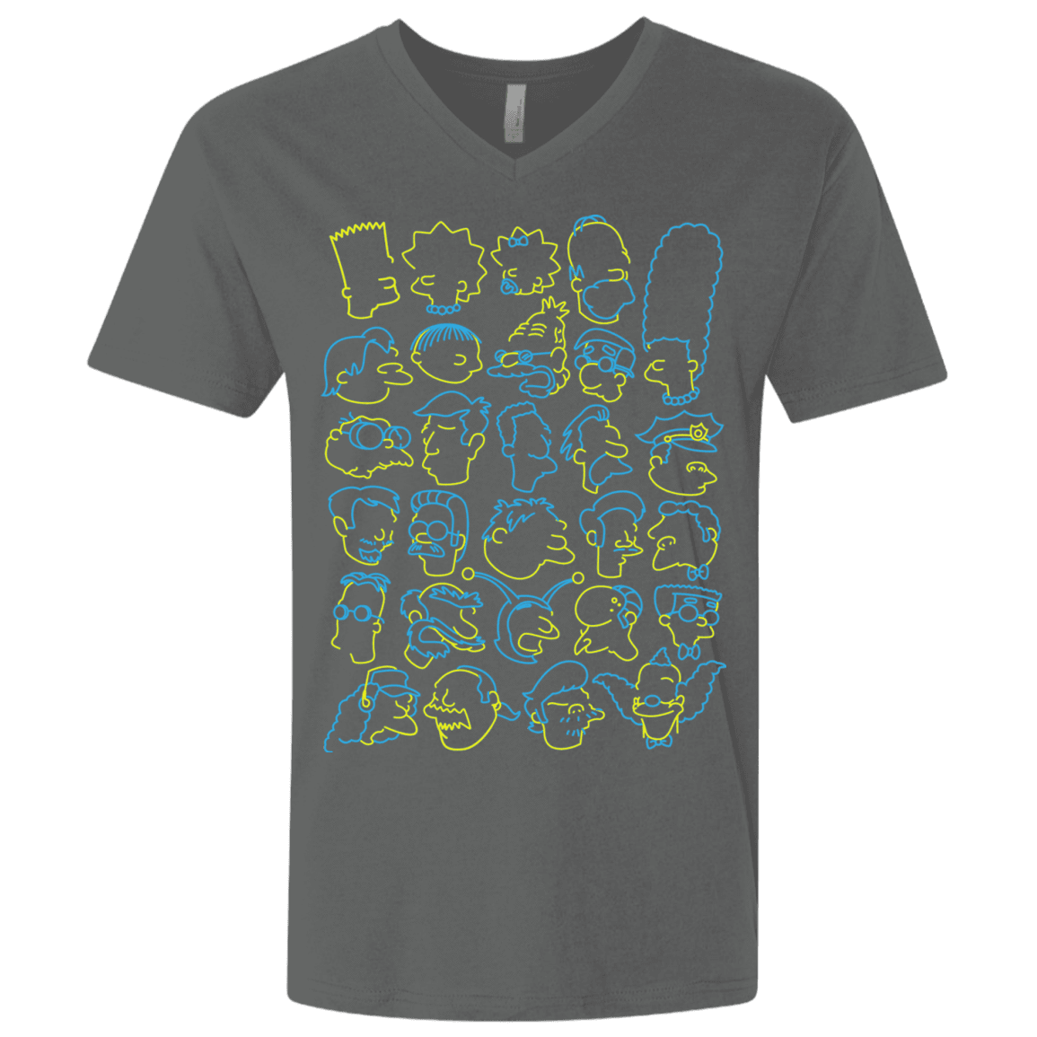 SIMPSONS Men's Premium V-Neck