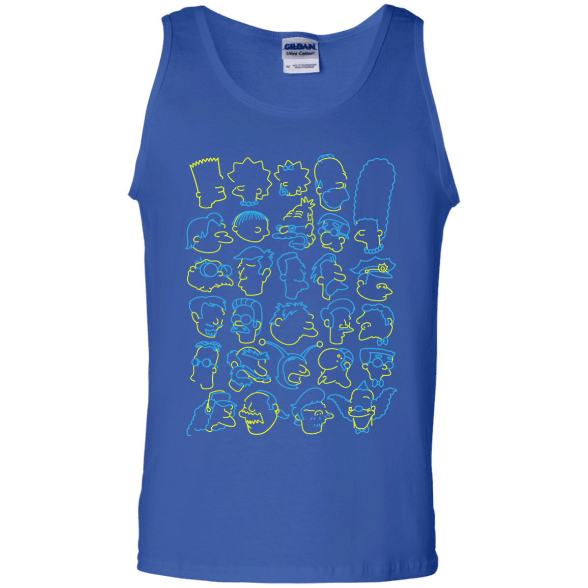 T-Shirts Royal / S SIMPSONS Men's Tank Top