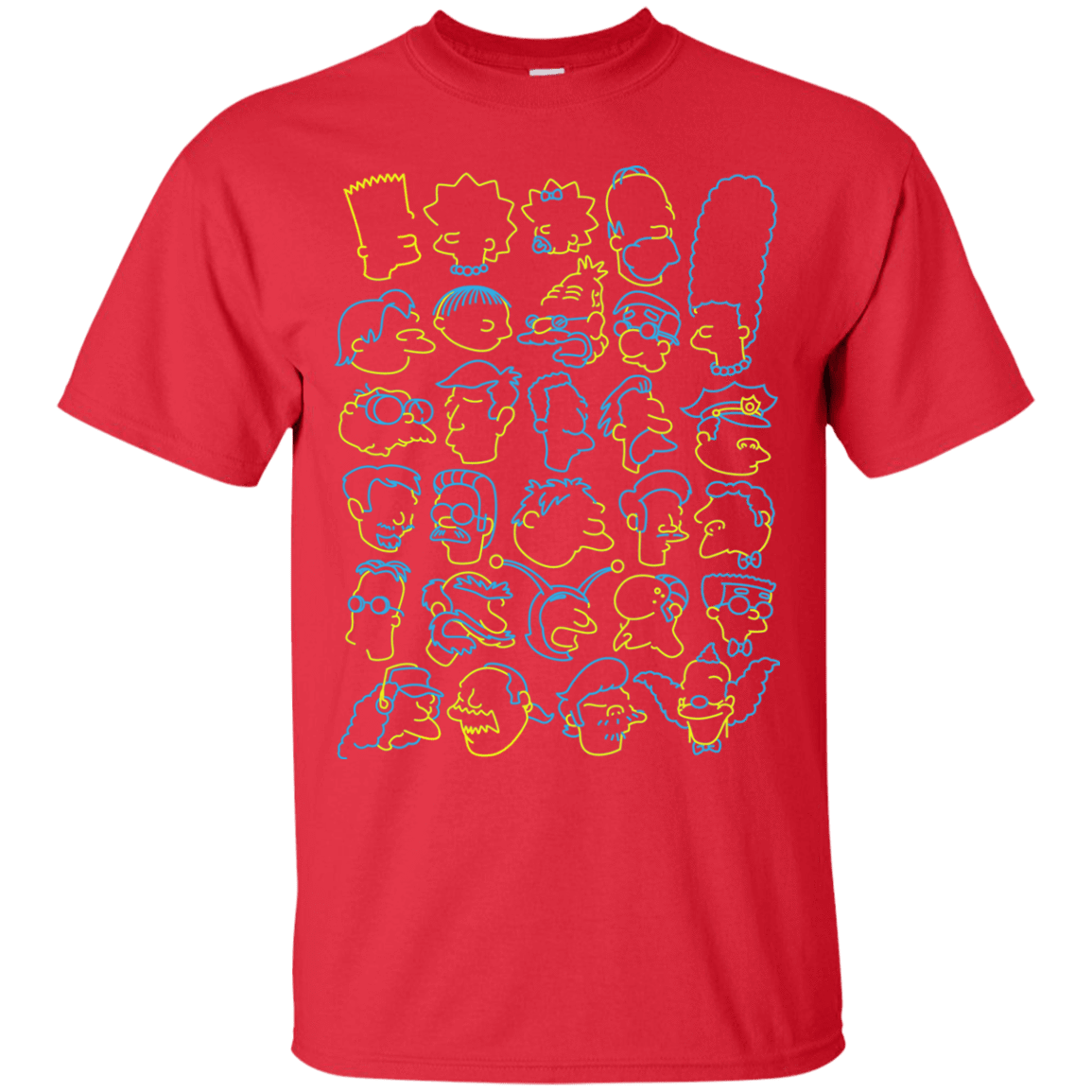 T-Shirts Red / S SIMPSONS T-Shirt