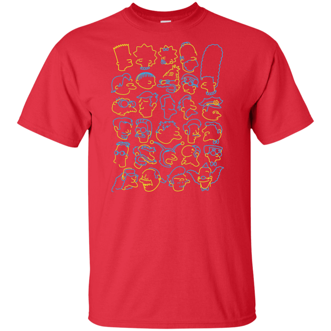 T-Shirts Red / XLT SIMPSONS Tall T-Shirt