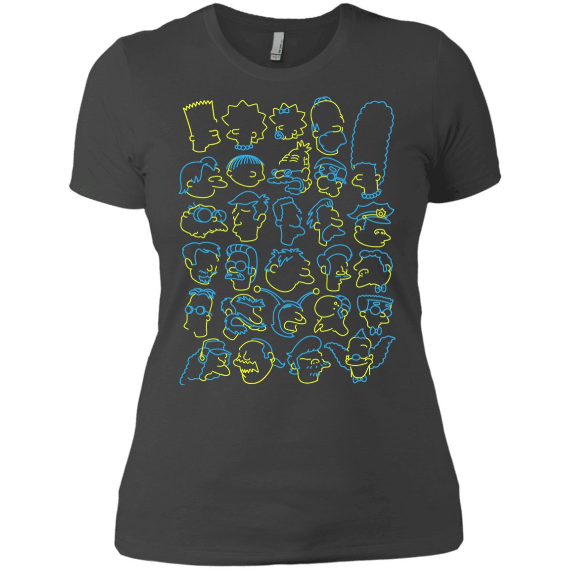 T-Shirts Heavy Metal / X-Small SIMPSONS Women's Premium T-Shirt