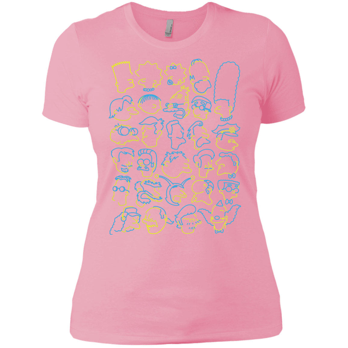 T-Shirts Light Pink / X-Small SIMPSONS Women's Premium T-Shirt