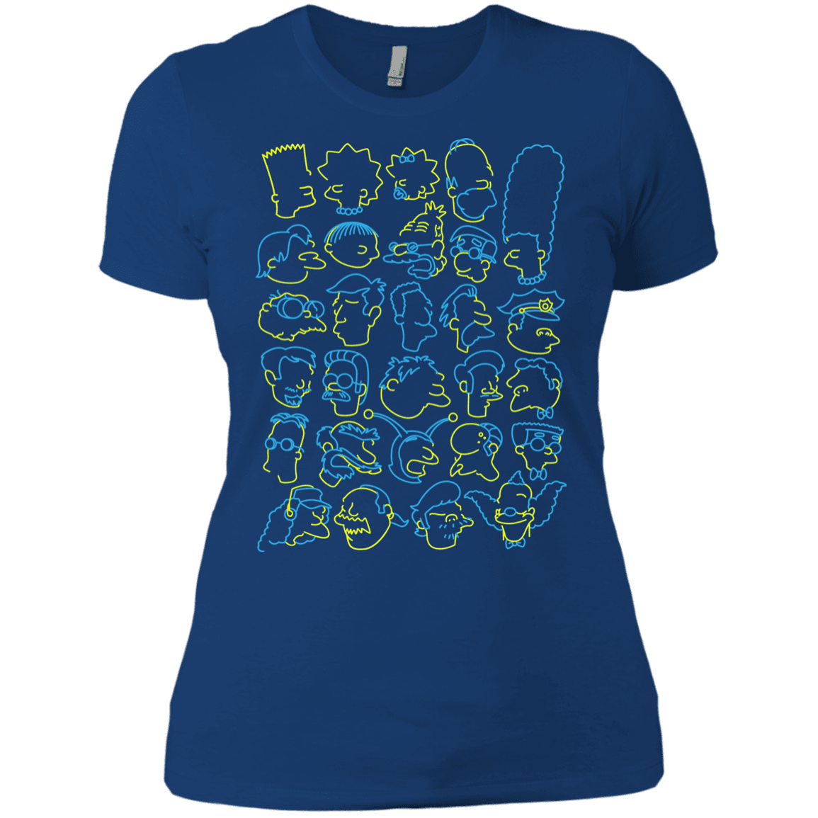 T-Shirts Royal / X-Small SIMPSONS Women's Premium T-Shirt