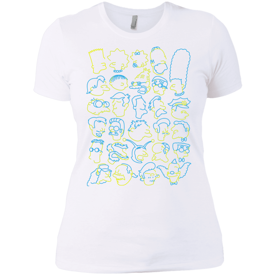 T-Shirts White / X-Small SIMPSONS Women's Premium T-Shirt