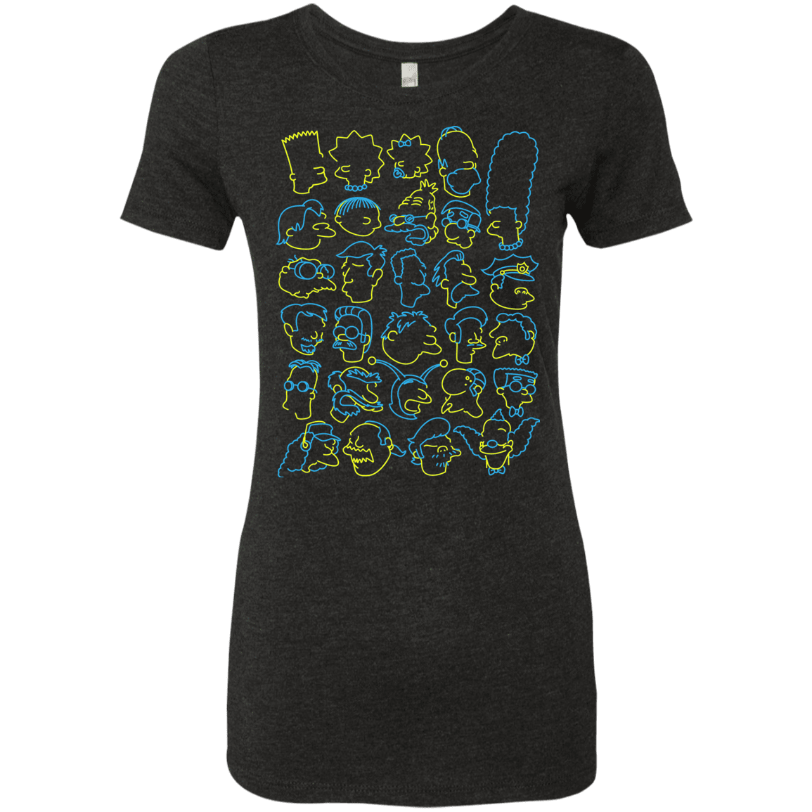 T-Shirts Vintage Black / S SIMPSONS Women's Triblend T-Shirt