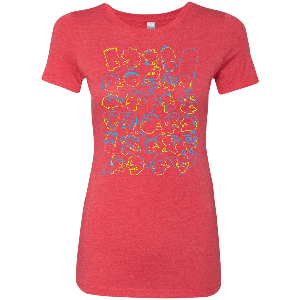 T-Shirts Vintage Red / S SIMPSONS Women's Triblend T-Shirt