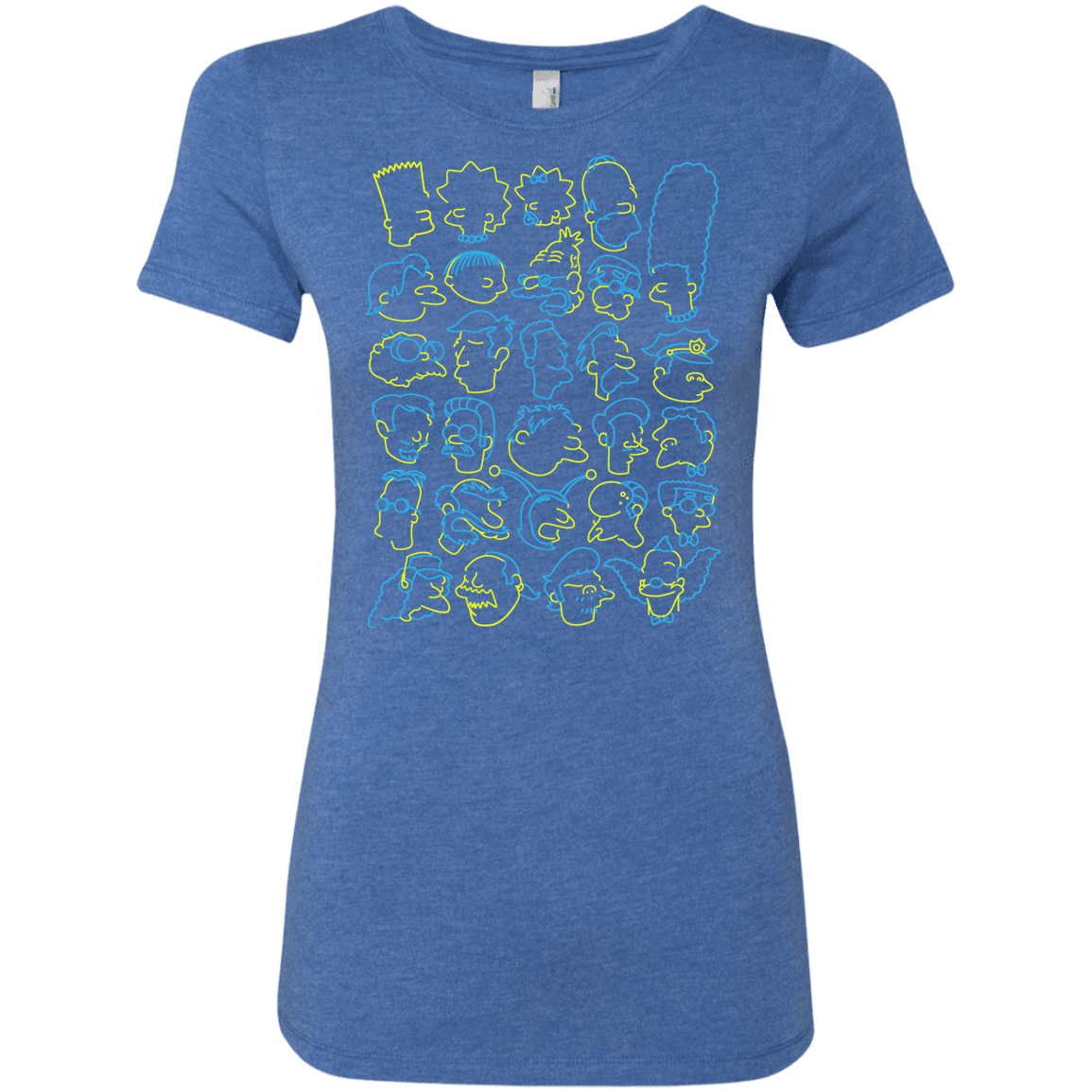 T-Shirts Vintage Royal / S SIMPSONS Women's Triblend T-Shirt