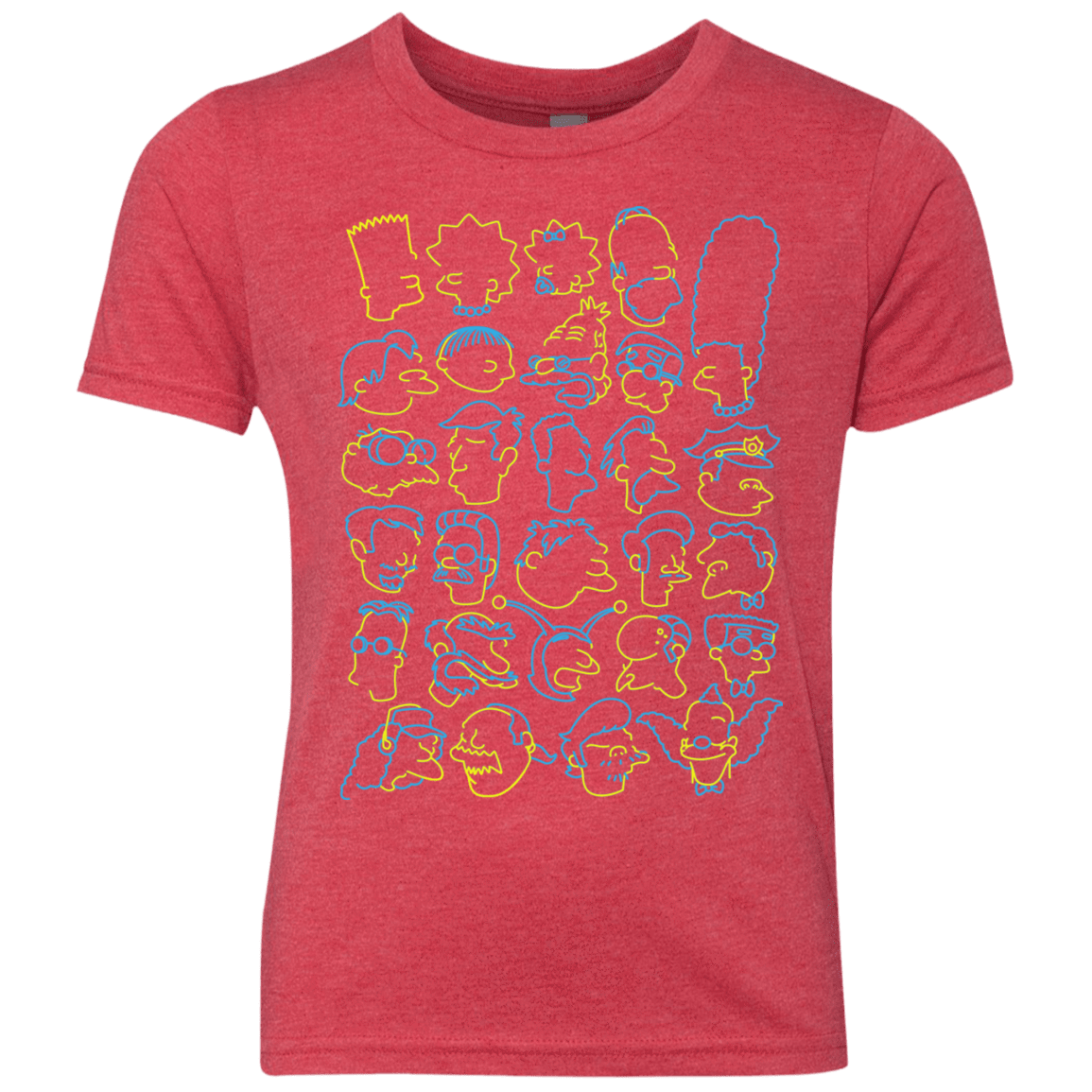 SIMPSONS Youth Triblend T-Shirt