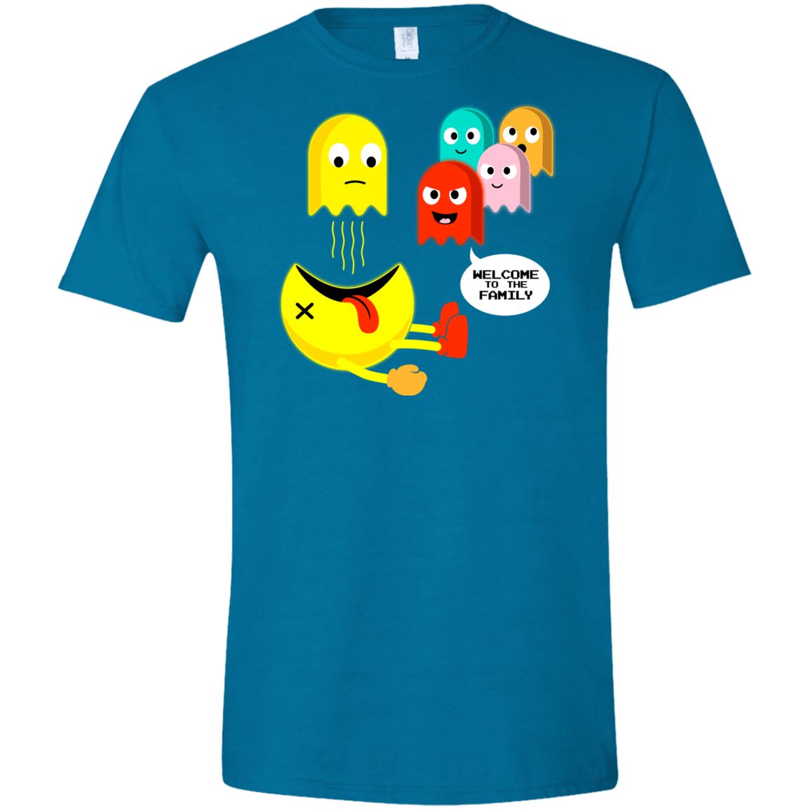 T-Shirts Antique Sapphire / S Sin Título Men's Semi-Fitted Softstyle