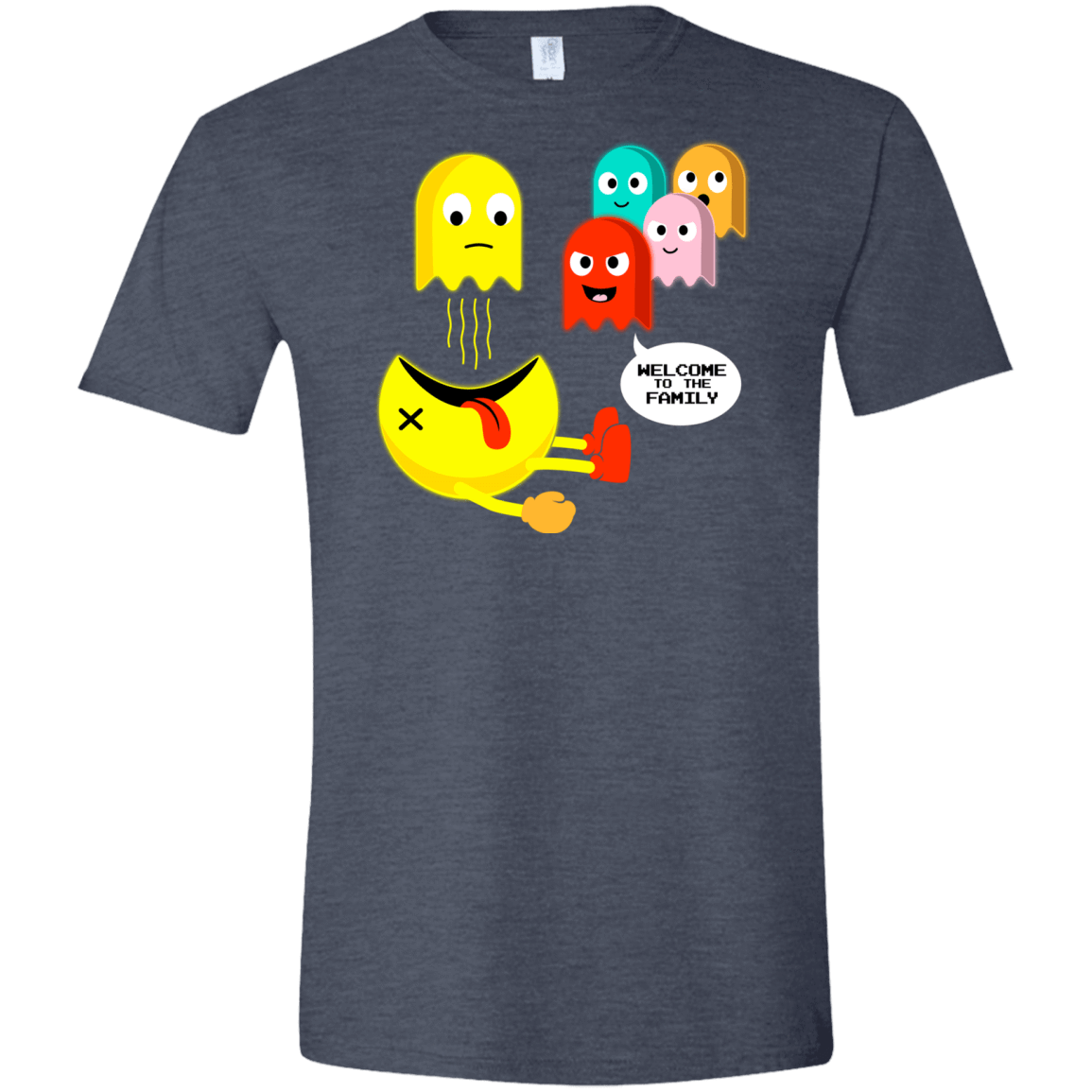 T-Shirts Heather Navy / S Sin Título Men's Semi-Fitted Softstyle