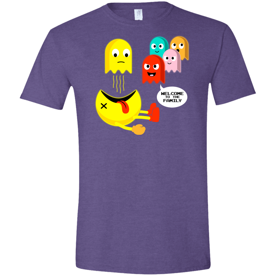 T-Shirts Heather Purple / S Sin Título Men's Semi-Fitted Softstyle