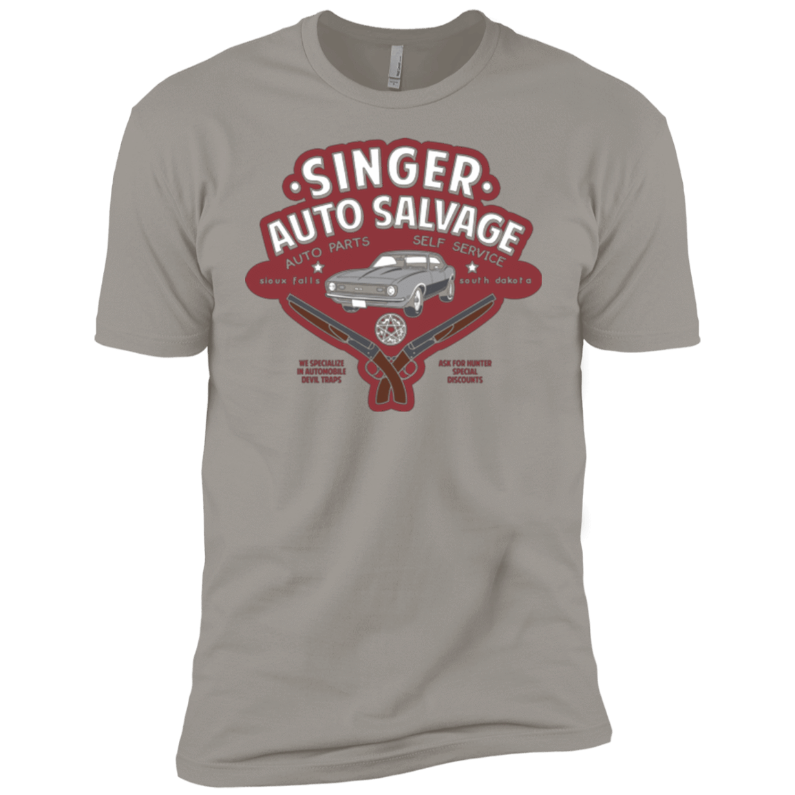 T-Shirts Light Grey / YXS Singer Auto Salvage Boys Premium T-Shirt