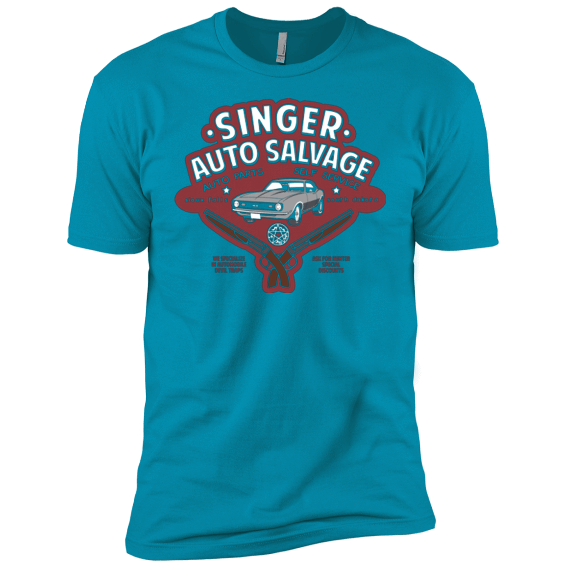 T-Shirts Turquoise / YXS Singer Auto Salvage Boys Premium T-Shirt