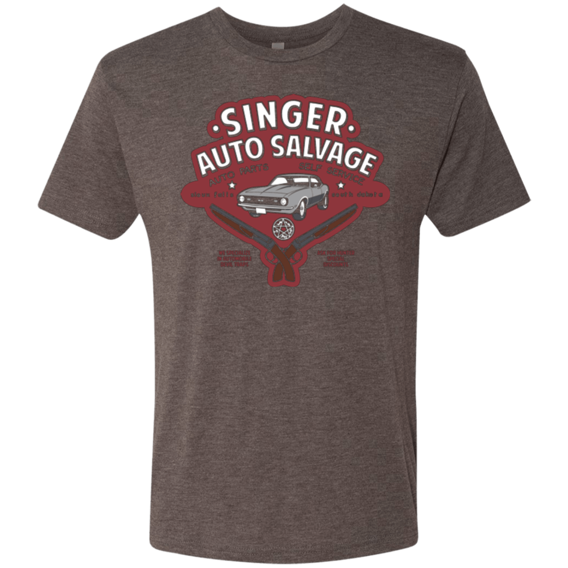 T-Shirts Macchiato / Small Singer Auto Salvage Men's Triblend T-Shirt
