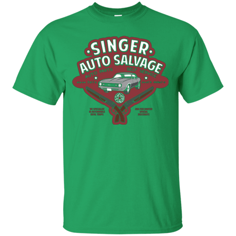 T-Shirts Irish Green / Small Singer Auto Salvage T-Shirt