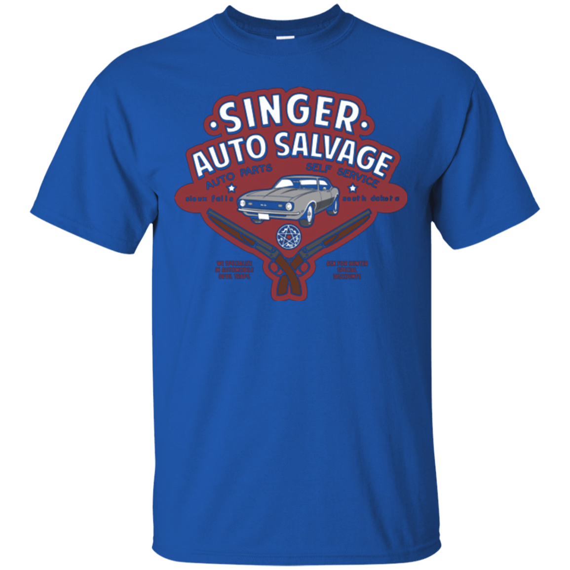 T-Shirts Royal / Small Singer Auto Salvage T-Shirt