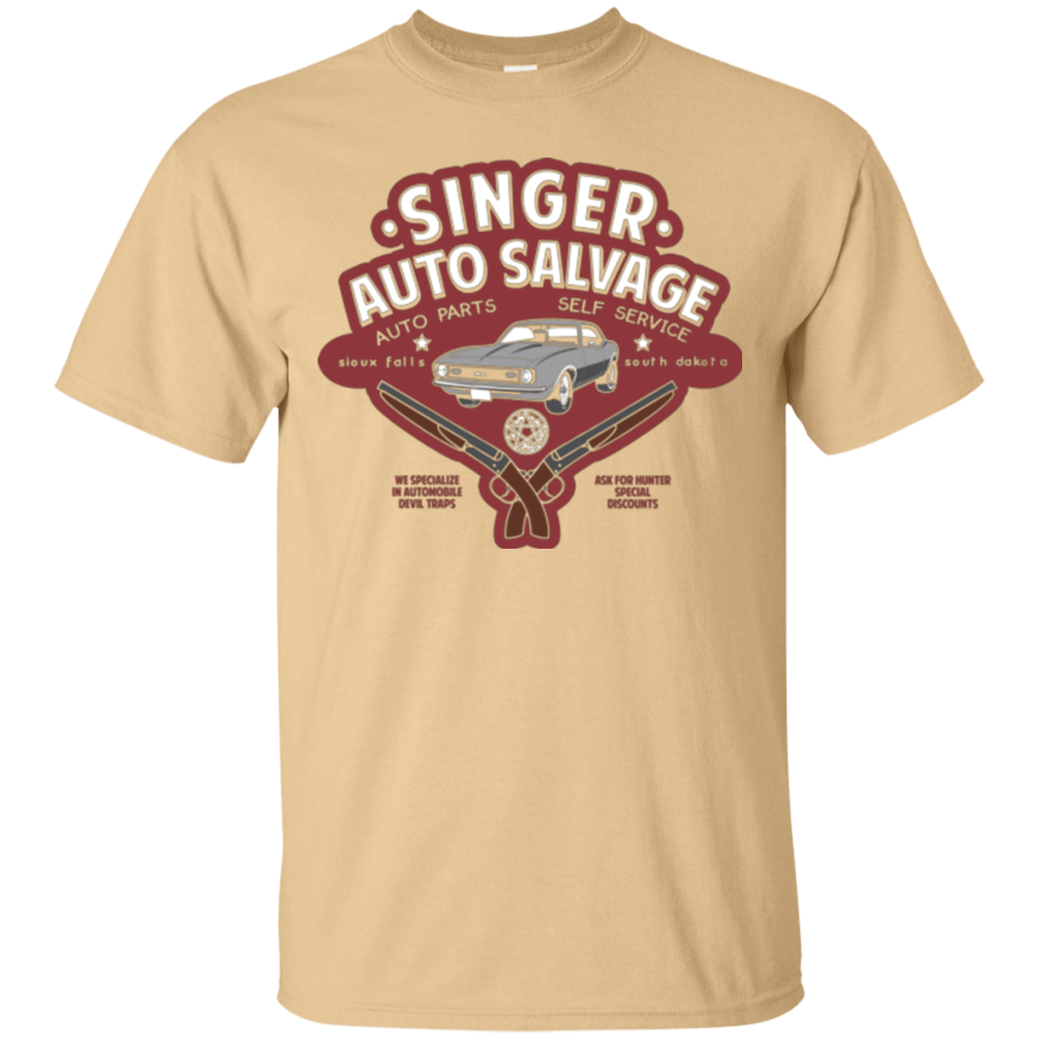T-Shirts Vegas Gold / Small Singer Auto Salvage T-Shirt