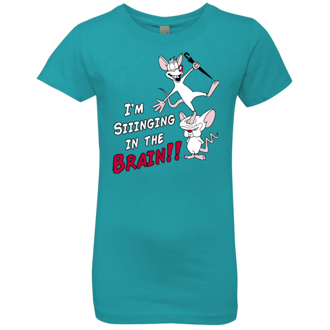 T-Shirts Tahiti Blue / YXS Singing In The Brain Girls Premium T-Shirt
