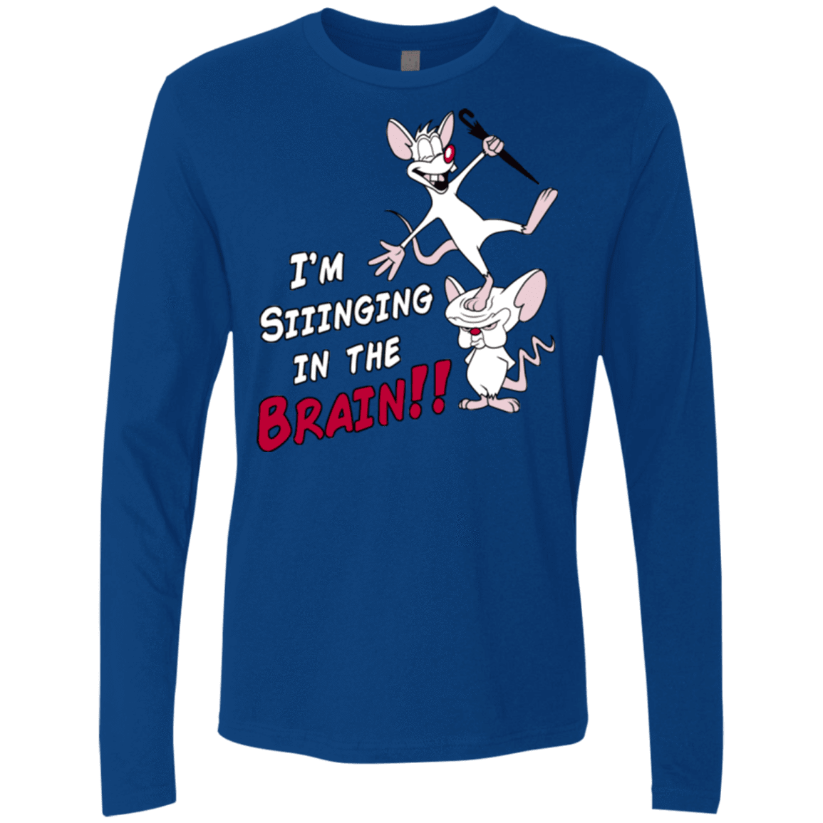 T-Shirts Royal / S Singing In The Brain Men's Premium Long Sleeve