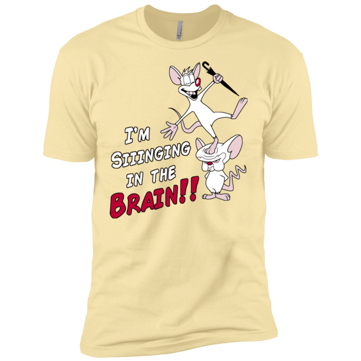 T-Shirts Banana Cream / X-Small Singing In The Brain Men's Premium T-Shirt