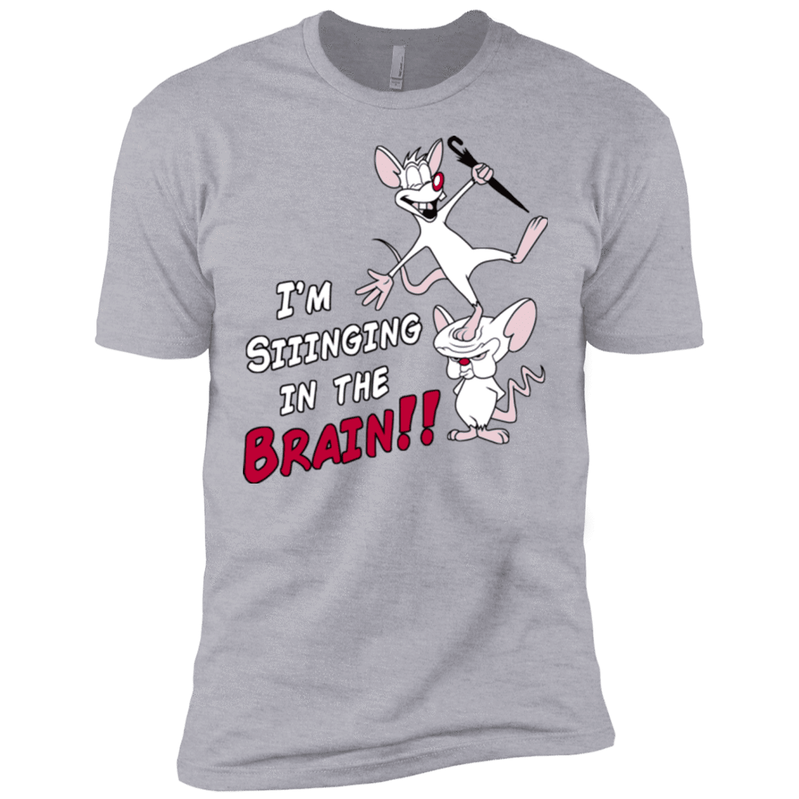 T-Shirts Heather Grey / X-Small Singing In The Brain Men's Premium T-Shirt