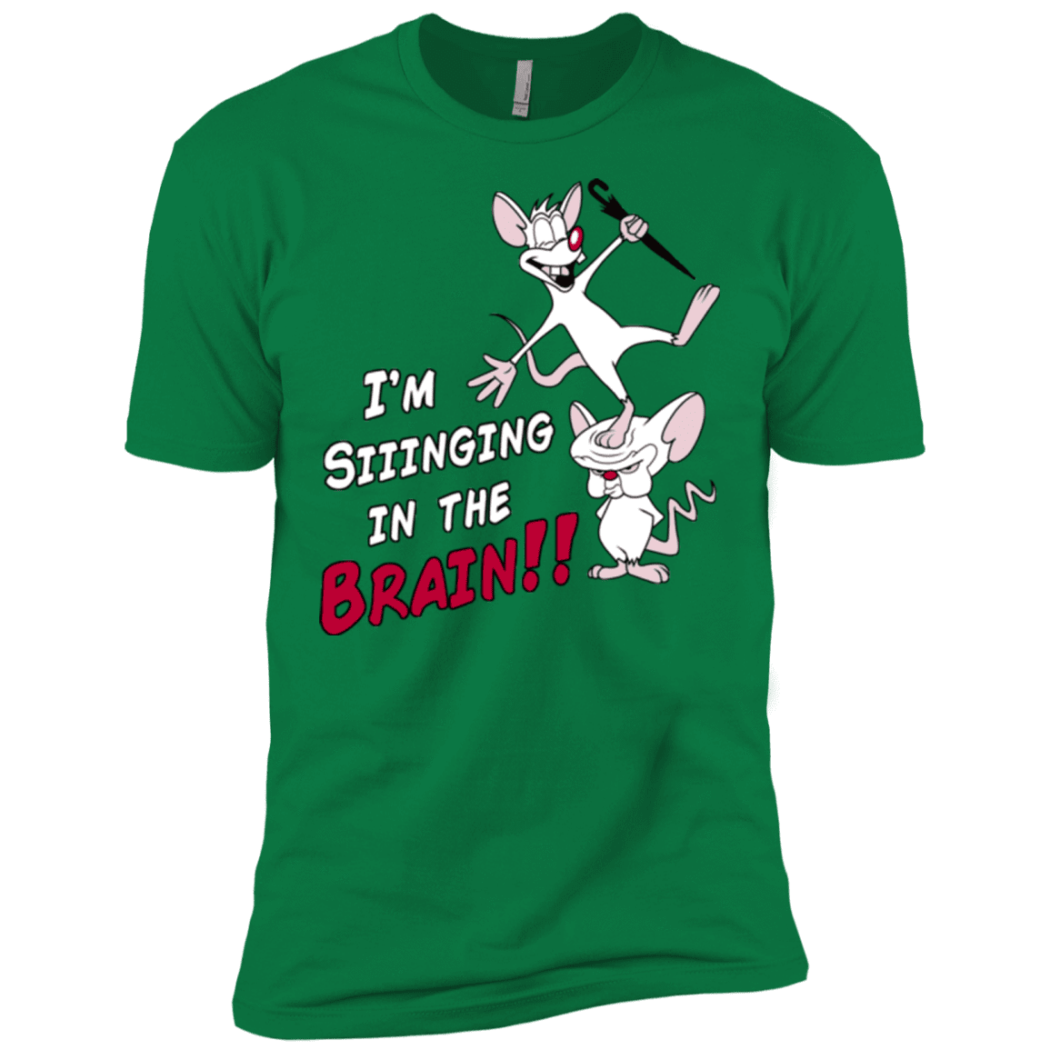 T-Shirts Kelly Green / X-Small Singing In The Brain Men's Premium T-Shirt