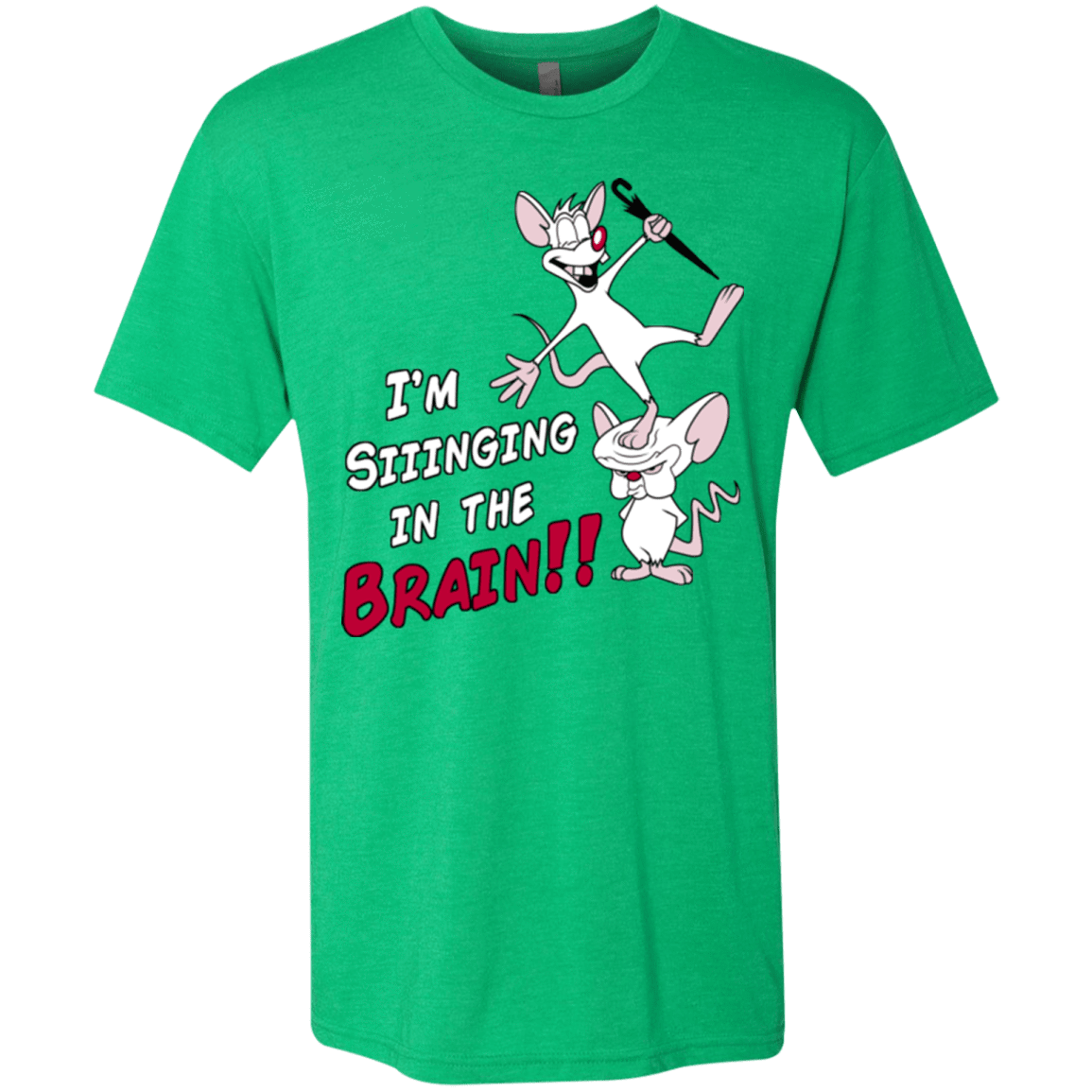 T-Shirts Envy / S Singing In The Brain Men's Triblend T-Shirt