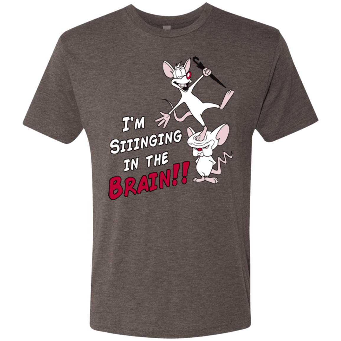 T-Shirts Macchiato / S Singing In The Brain Men's Triblend T-Shirt