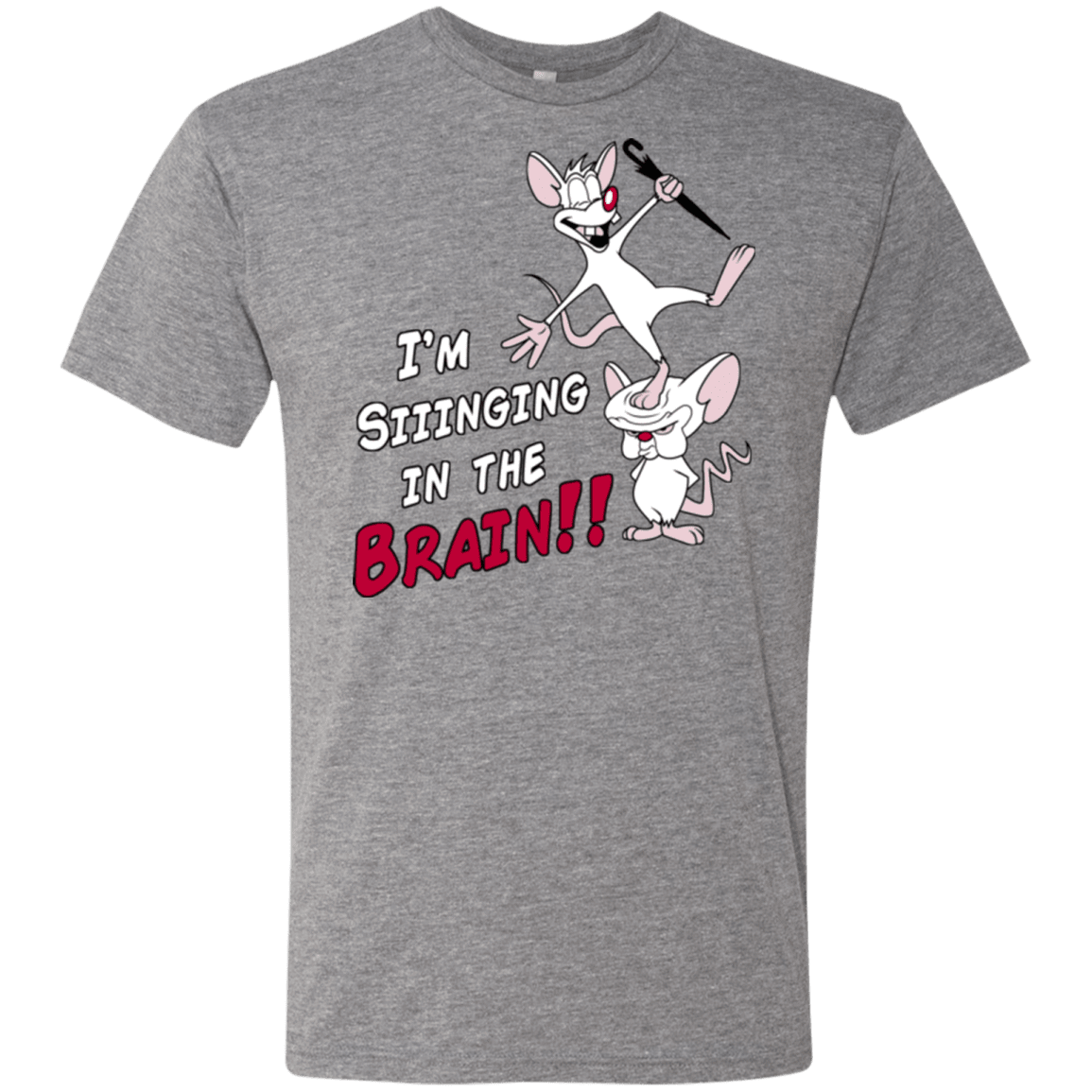 T-Shirts Premium Heather / S Singing In The Brain Men's Triblend T-Shirt