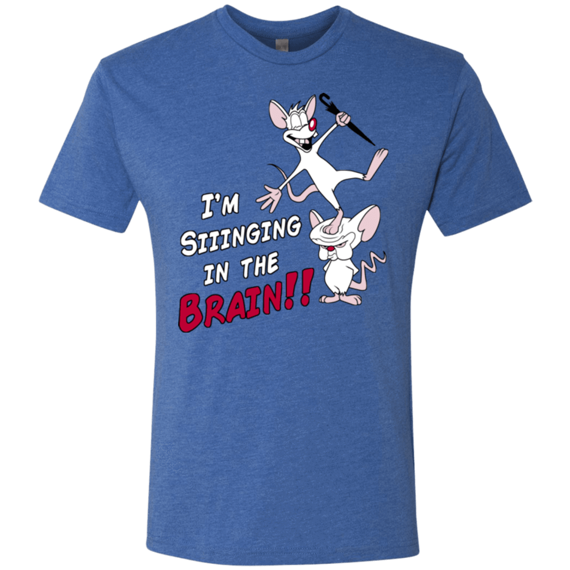 T-Shirts Vintage Royal / S Singing In The Brain Men's Triblend T-Shirt