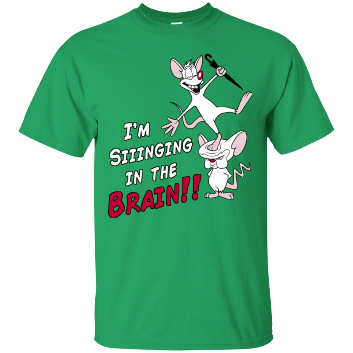 T-Shirts Irish Green / S Singing In The Brain T-Shirt