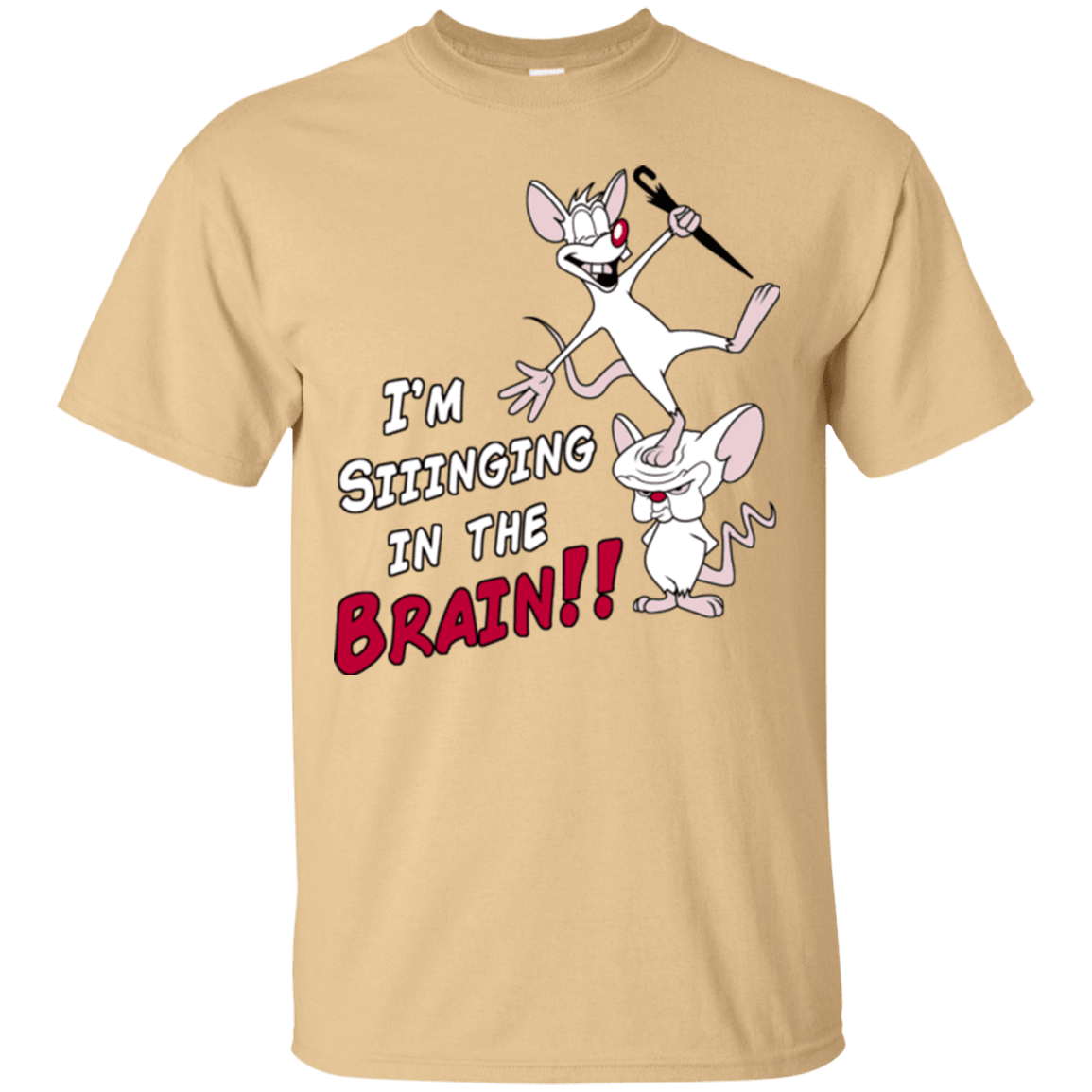 T-Shirts Vegas Gold / S Singing In The Brain T-Shirt