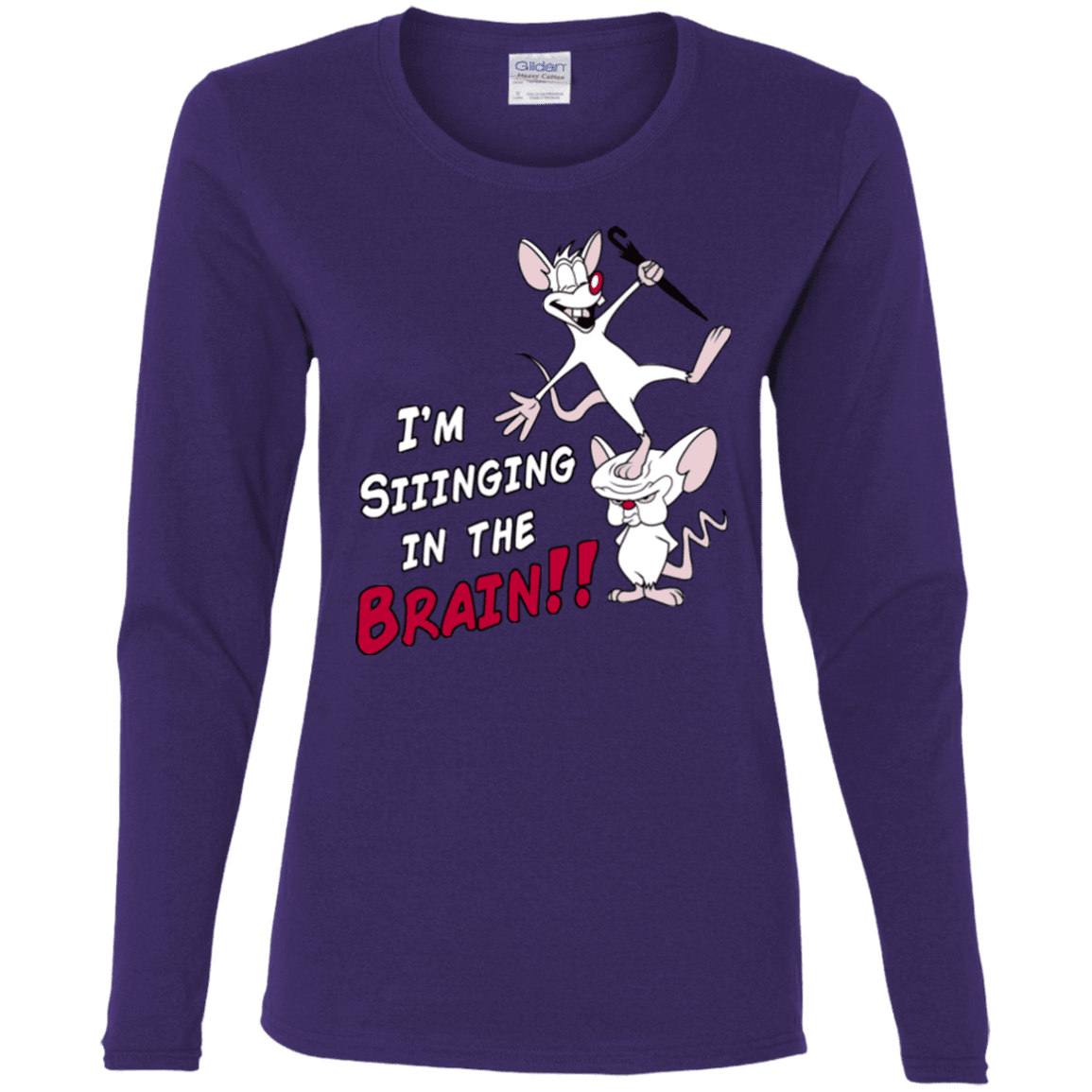 T-Shirts Purple / S Singing In The Brain Women's Long Sleeve T-Shirt