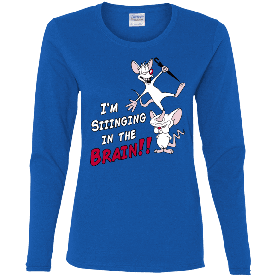 T-Shirts Royal / S Singing In The Brain Women's Long Sleeve T-Shirt