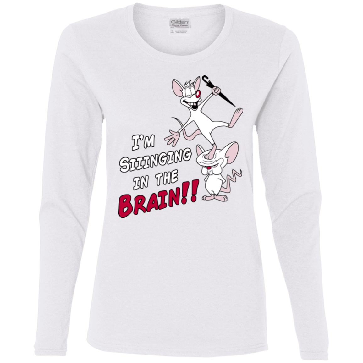 T-Shirts White / S Singing In The Brain Women's Long Sleeve T-Shirt