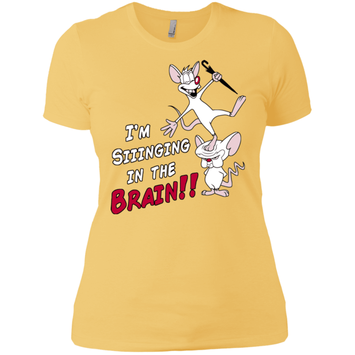 T-Shirts Banana Cream/ / X-Small Singing In The Brain Women's Premium T-Shirt