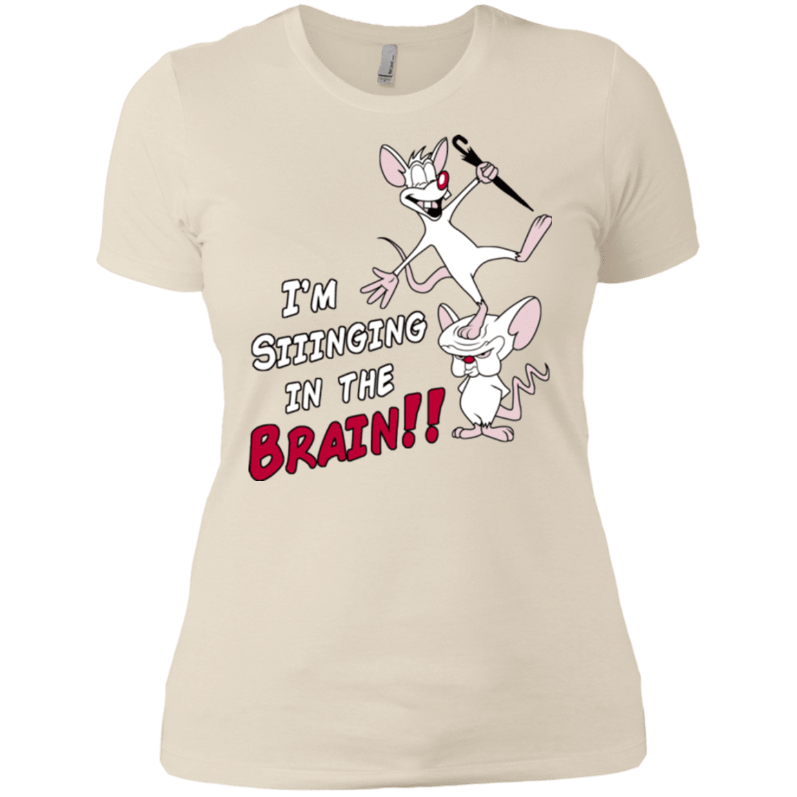 T-Shirts Ivory/ / X-Small Singing In The Brain Women's Premium T-Shirt