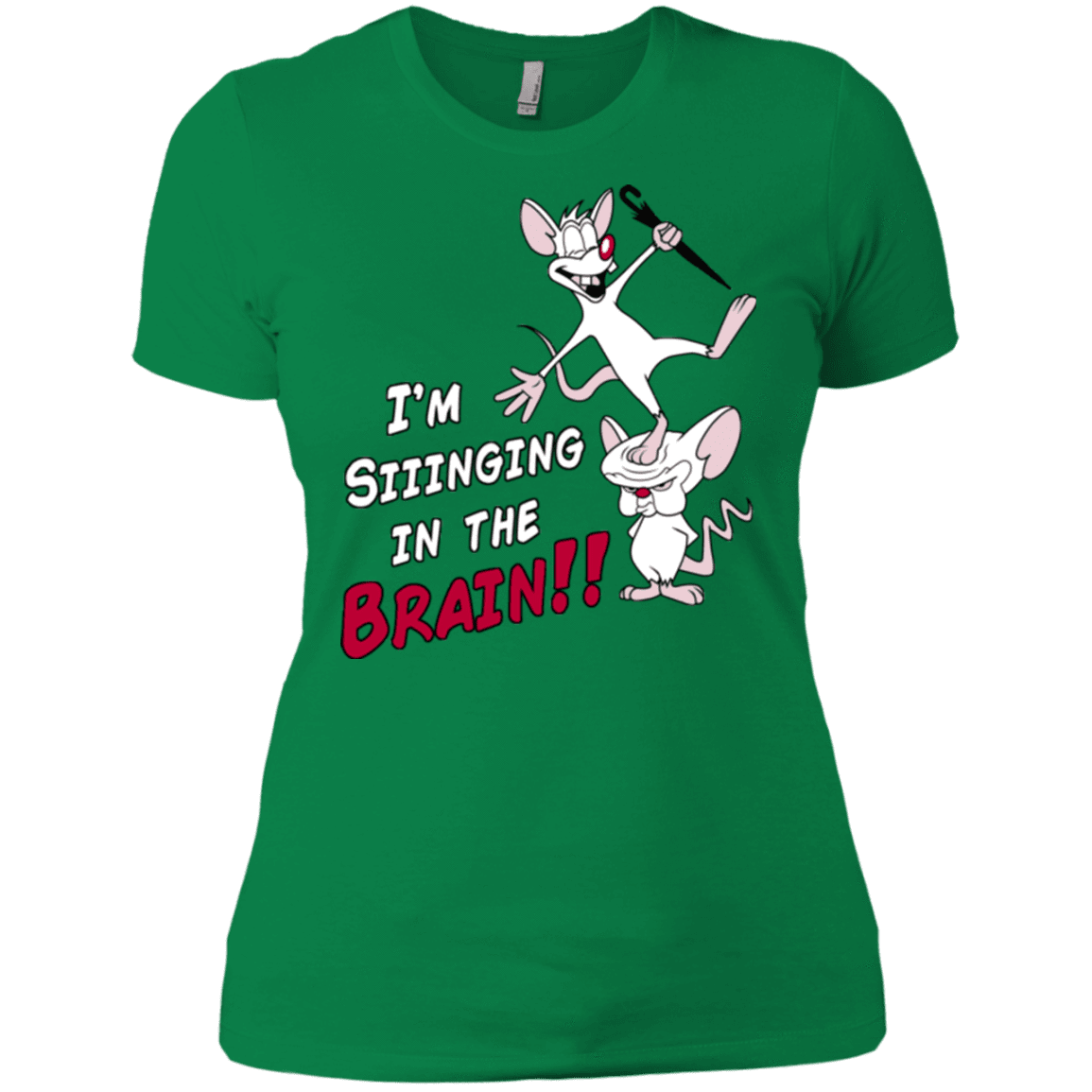 T-Shirts Kelly Green / X-Small Singing In The Brain Women's Premium T-Shirt