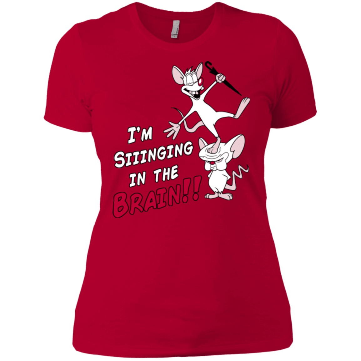 T-Shirts Red / X-Small Singing In The Brain Women's Premium T-Shirt