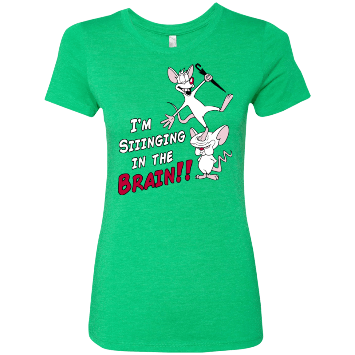 T-Shirts Envy / S Singing In The Brain Women's Triblend T-Shirt