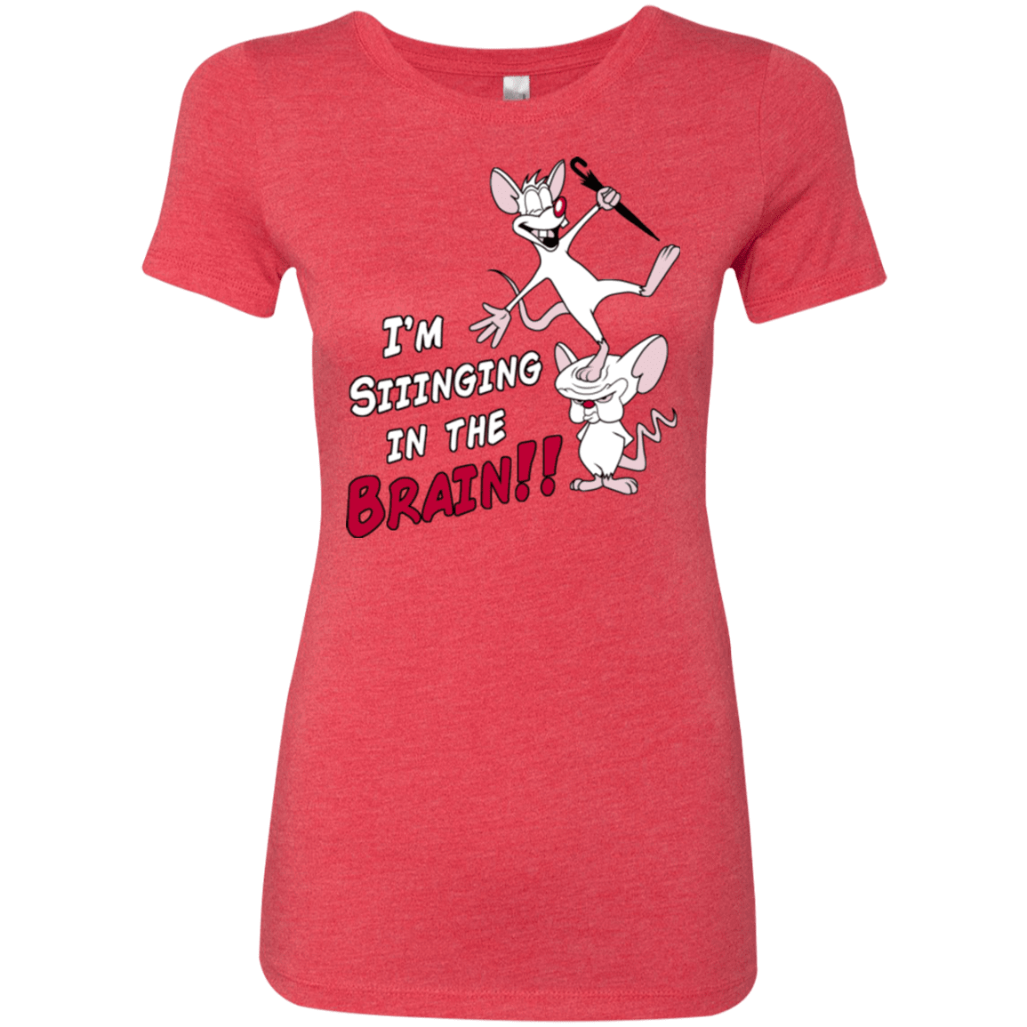 T-Shirts Vintage Red / S Singing In The Brain Women's Triblend T-Shirt